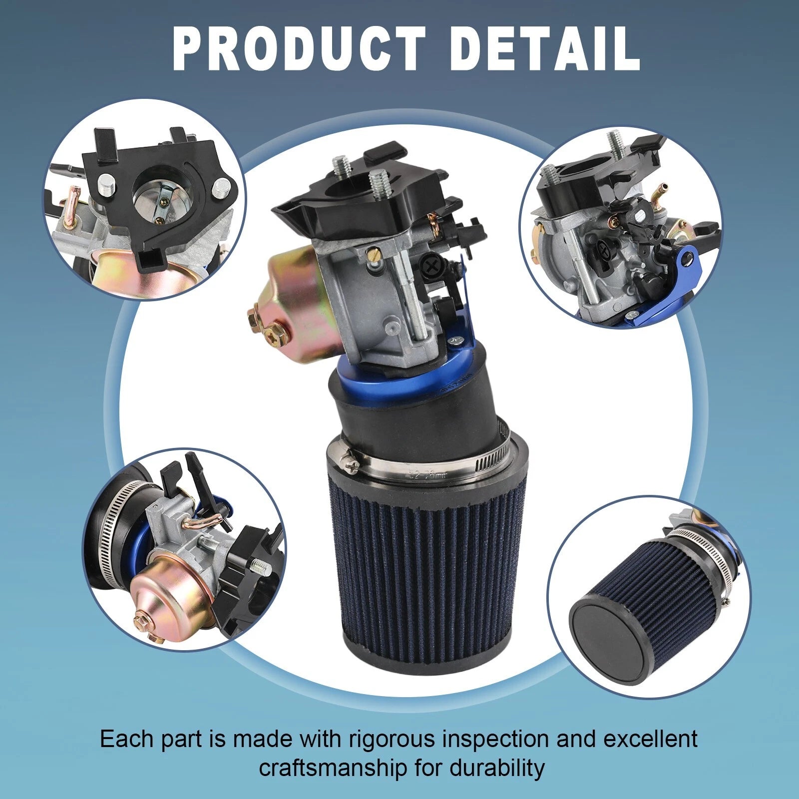 Air Filter Adapter Kit for Predator 420cc 389cc Go Kart (15HP)
