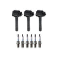 Set of 3 Ignition Coils & 6 NGK Spark Plugs for Lexus ES300 (1992–2003)