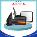 Set of 2 Power Heated LED Signal Side Mirrors for Ford F-150 (2007–2014)