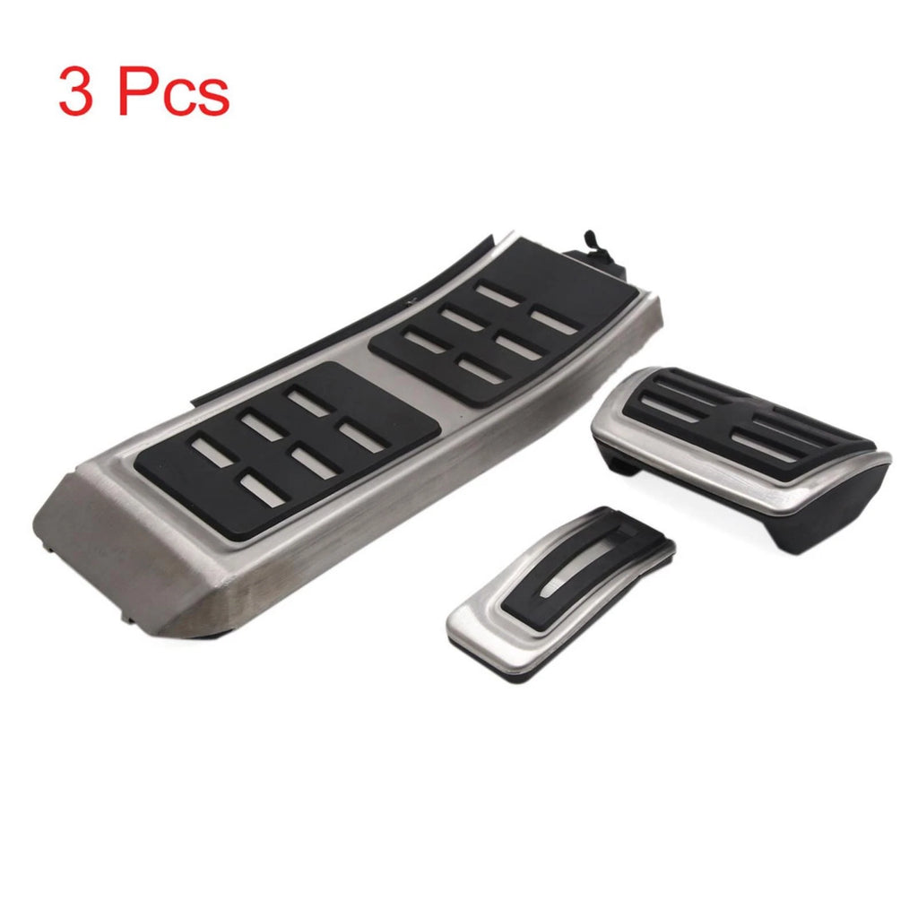 3Pcs Accelerator Brake Rest Foot Pedals Pad Set for Audi A4 B8 S4 (2008–2016)