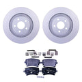 Hella Rear Rotors & Low-Met Disc Brake Pad Kit for Audi S6 (2007–2011)