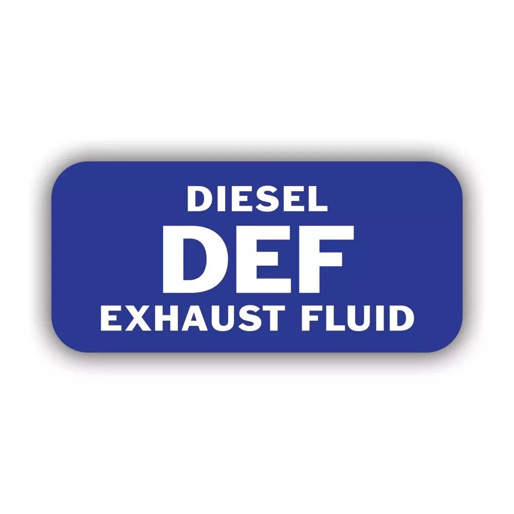 24Pcs DEF Diesel Exhaust Fluid Stickers for Cars Trucks