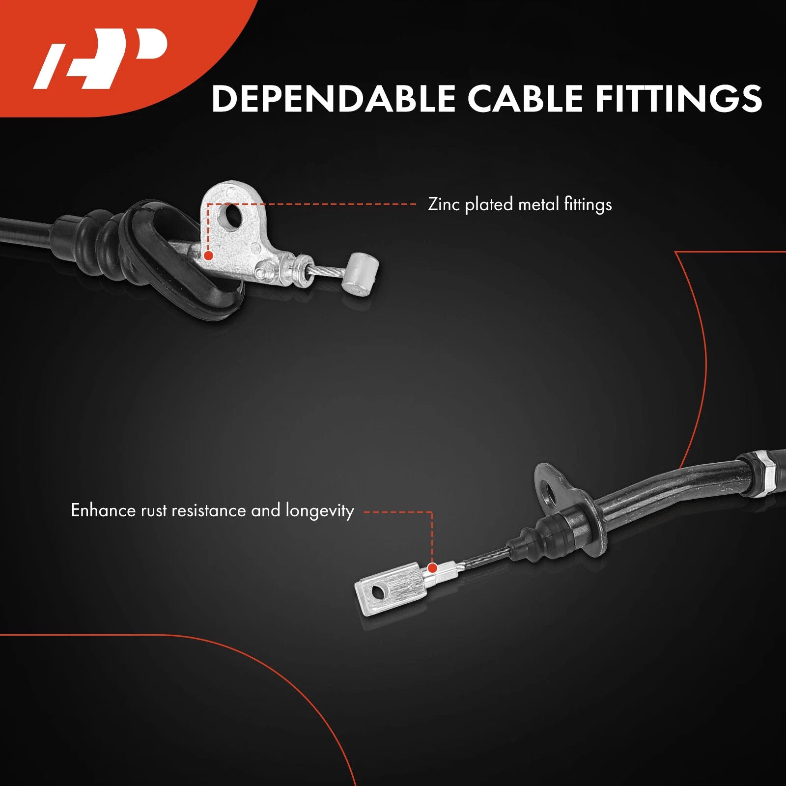 Rear Right Parking Brake Cable for Nissan Maxima (2008-2014)