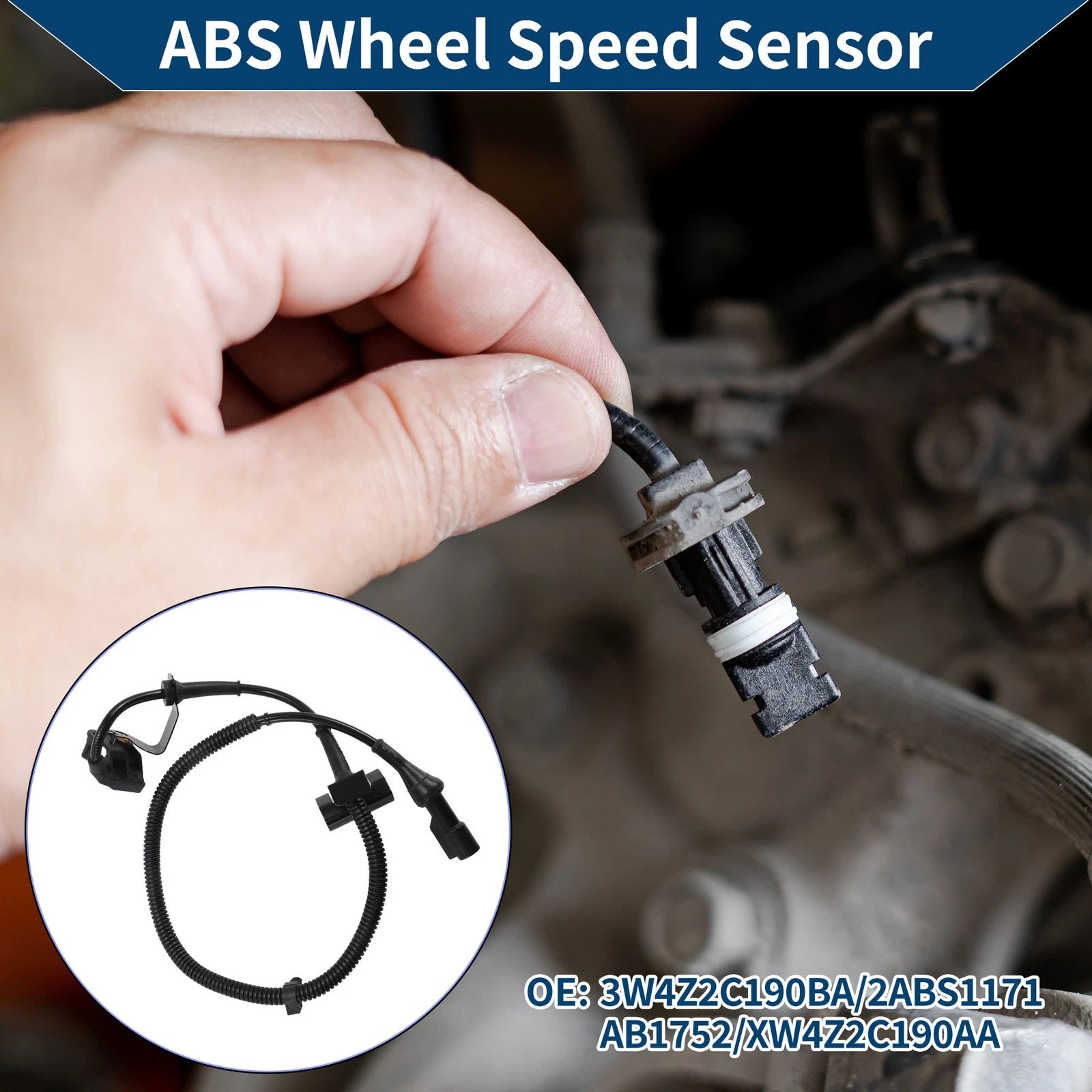 ABS Wheel Speed Sensor No. 3W4Z2C190BA for Ford Thunderbird (2002–2005)