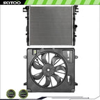 Radiator and Cooling Fan Kit for Jeep Wrangler (2007–2011)