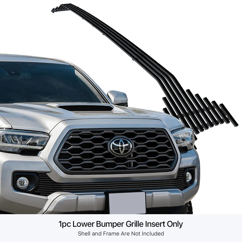 Stainless Black Billet Grille Insert for Toyota Tacoma (2016-2023)