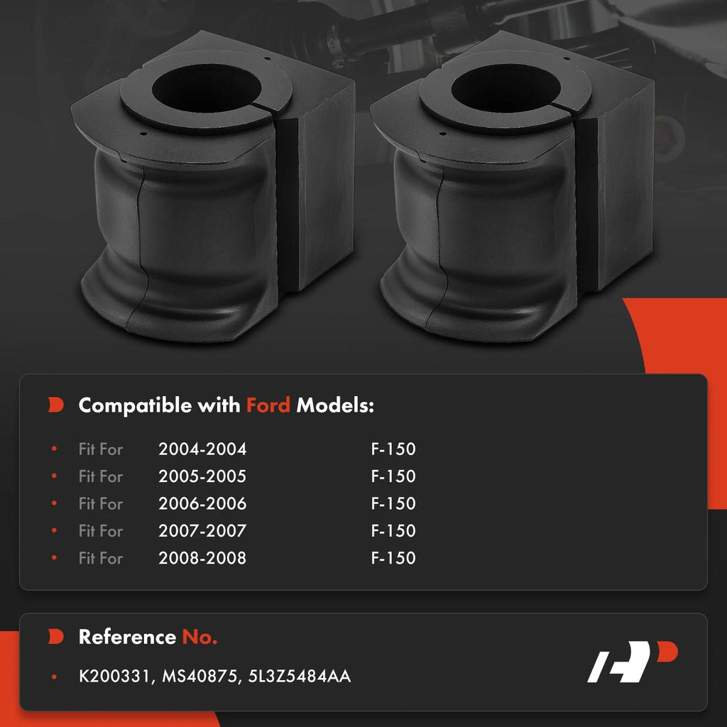 2X Front Suspension Stabilizer Bar Bushing Kit for Ford F-150