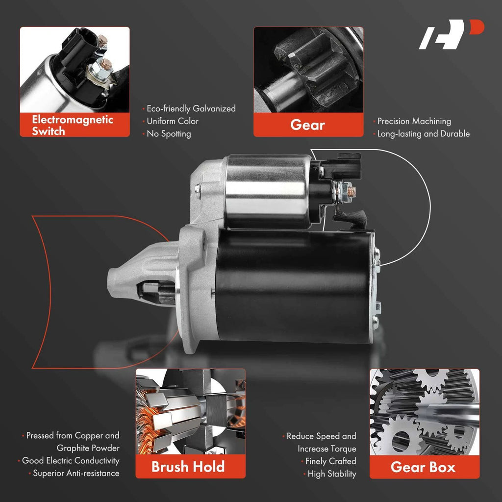 Starter for Hyundai Accent, Veloster, Kia Rio, Soul (2012–2013)