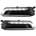 Clear LED DRL Fog Lights Set for Chevy Impala (2014–2020) + Wiring + Switch