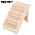 4-Step Foldable Pet Stairs for High Bed - Non-slip Ramp