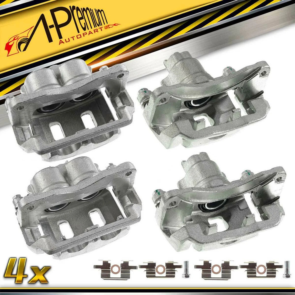 Set of 4 Brake Calipers with Bracket for Subaru Legacy Outback