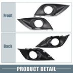 Set of 2 Fog Light Grille Cover Trim for Nissan Versa (2015–2018)