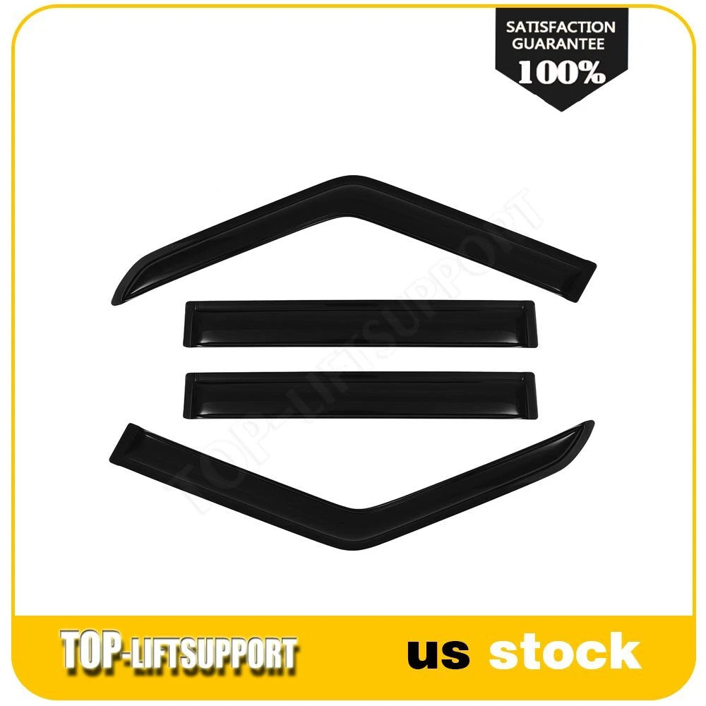 Wavy UV Window Visor Vent Shade for Jeep Cherokee (1984–2001)