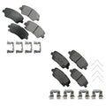Akebono ProACT Brake Pad Kit for Santa Fe Sport, Sorento (2013–2019)