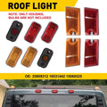 Amber Red Lens Top Roof Cab Marker Light Housing Cover for Hummer H2 SUT (2003–2009)