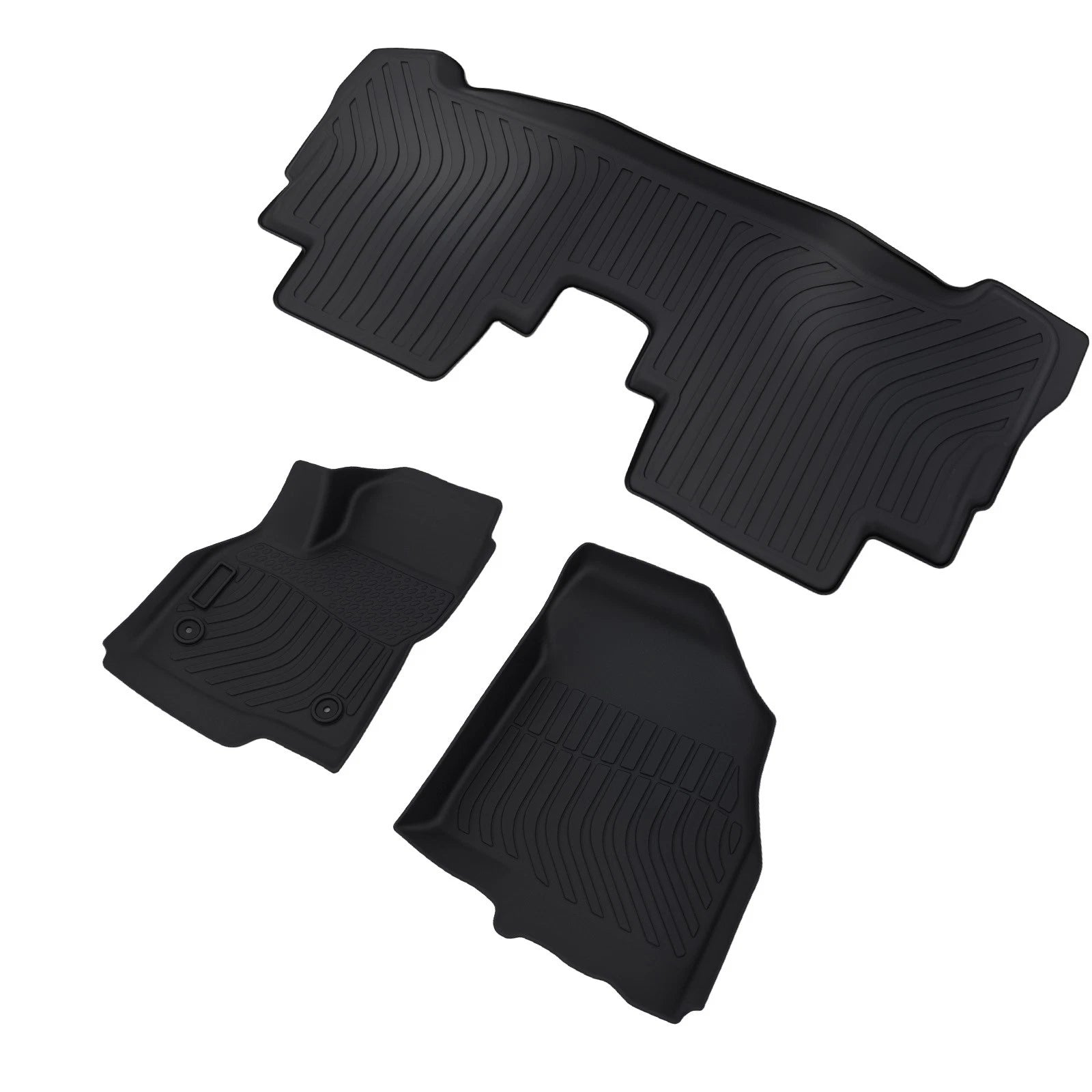 Custom Black Floor Mats for Chevrolet Bolt EV (2017–2023) Waterproof TPE