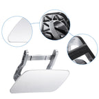 Bumper Headlight Washer Cover Set for Mercedes ML (Silver Tone)