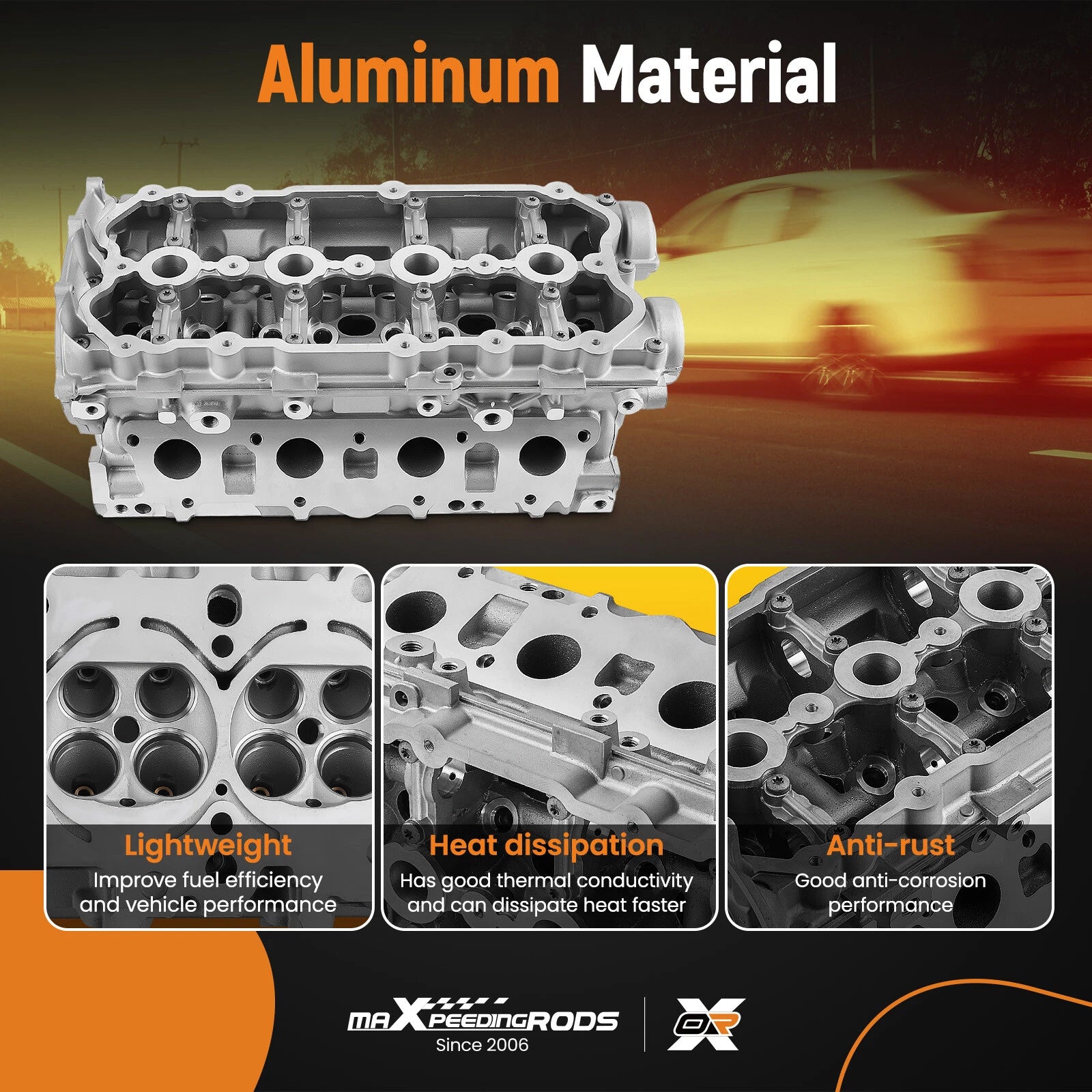 Cylinder Head for Audi A3 A4 TT VW Golf (2004-2008)