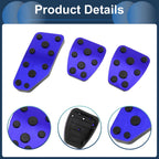 3 Pcs Foot Accelerator Pedal Covers for Subaru Forester (2019–2021) Blue
