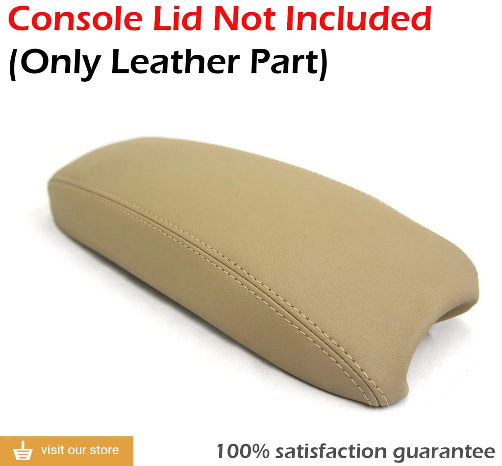 Center Console Armrest Cover for Chevrolet Blazer (1998–2004) Beige PVC Leather