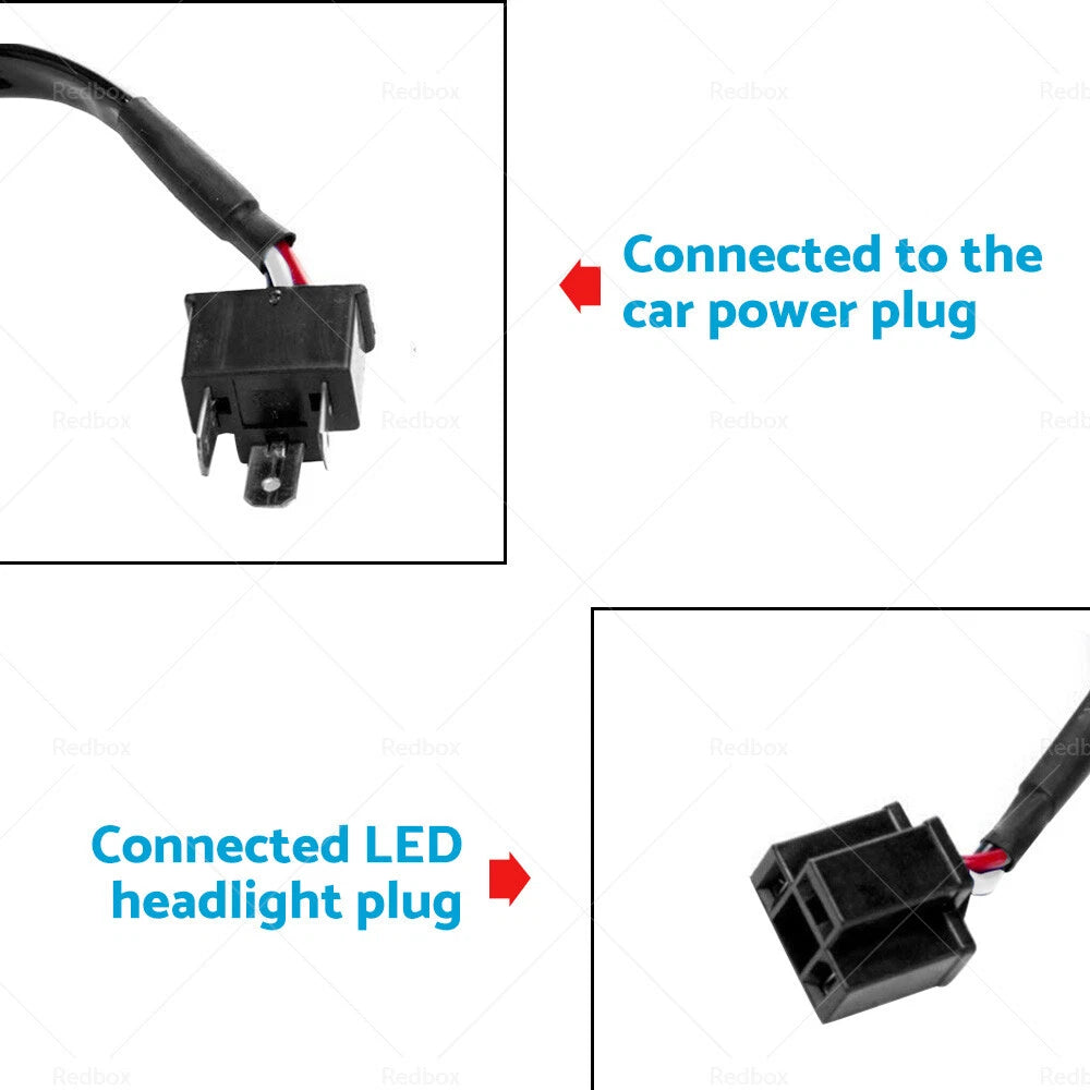 2X H4 LED Headlight Canbus Decoder Resistor for Suitable (2002–2019)