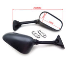 OEM Replacement Mirrors for Suzuki GSXR 600 750 (2004–2005) Carbon