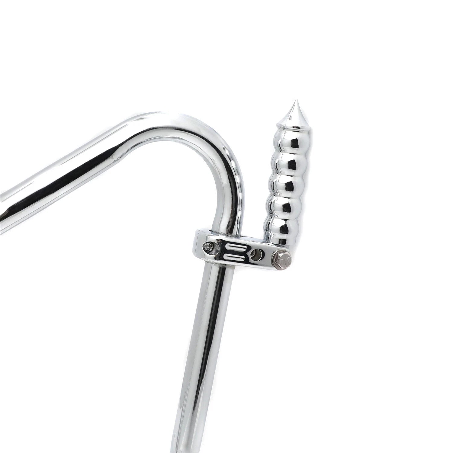 Chrome Calabash Foot Pegs w/ P Clamps 1.25" for Harley (H)