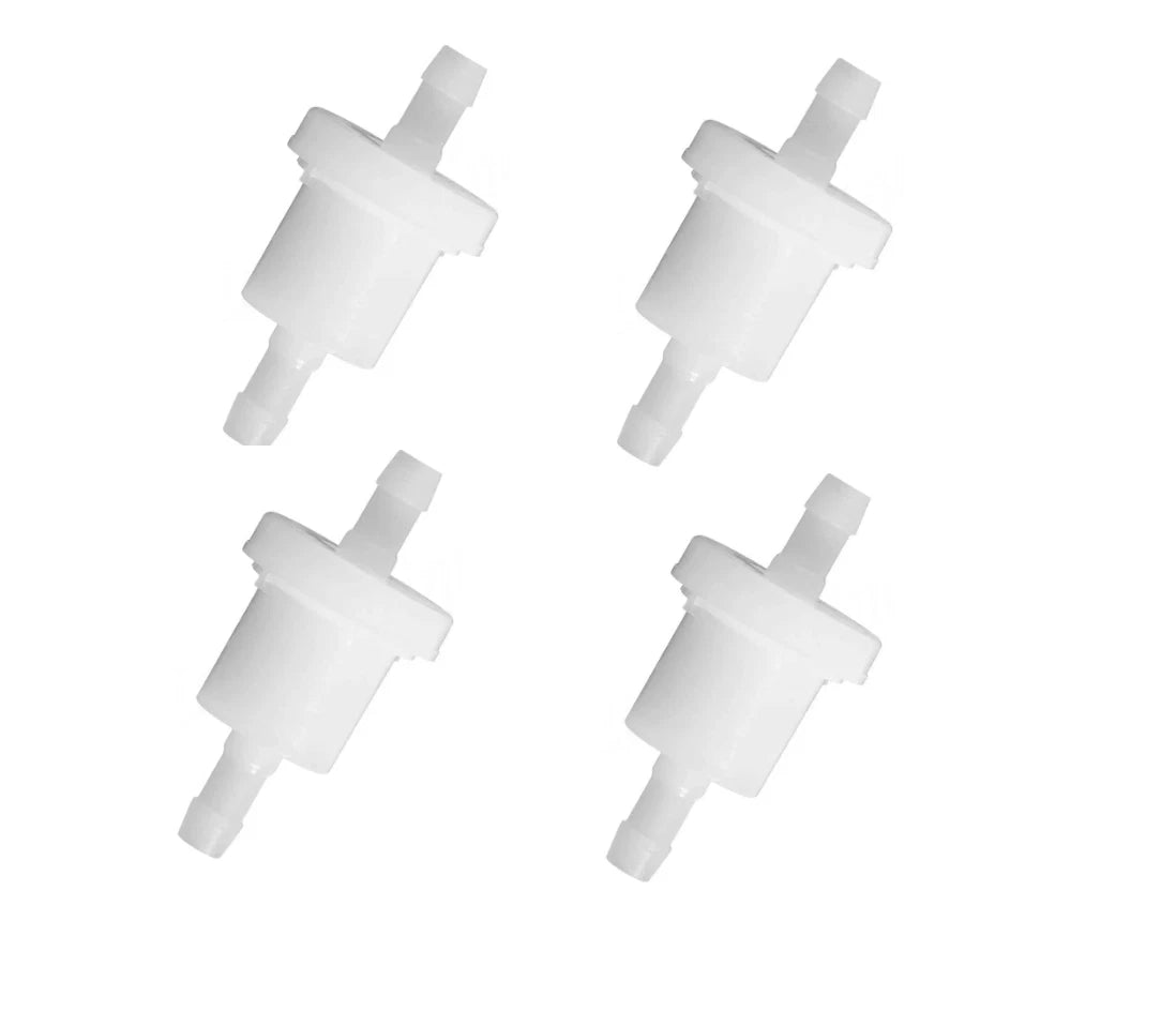 4X In-Line Fuel Filters for Yamaha (1985–2008) 646-24251-02-00