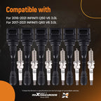 Ignition Coil & Iridium Spark Plug Set for Infiniti Q50 (2014-2020)