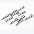 Bevel Gear Chuck Screw for Wood Lathe Tools (3.75 Inch, 54mm Flat Head)