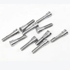 Bevel Gear Chuck Screw for Wood Lathe Tools (3.75 Inch, 54mm Flat Head)