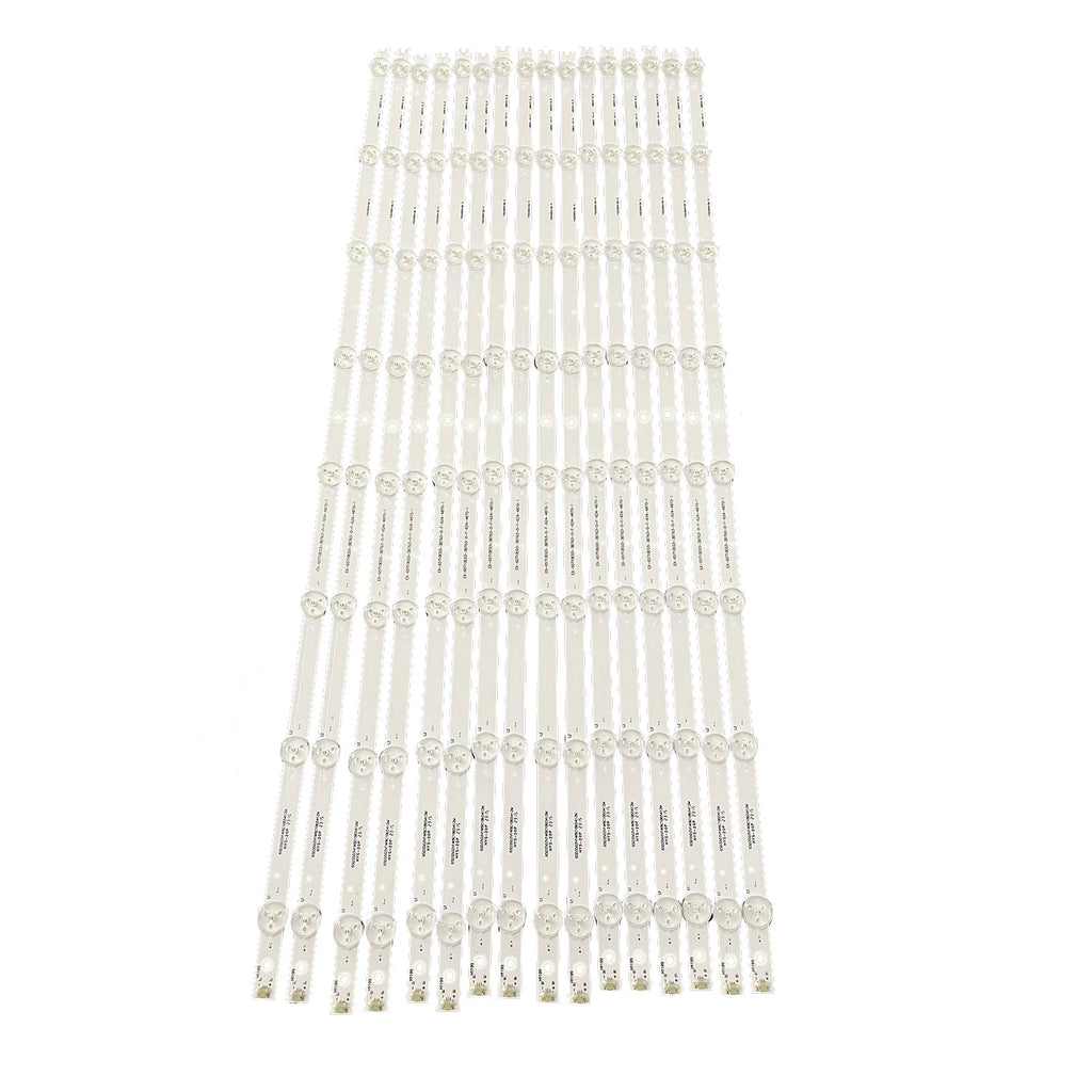 Set of 16 LED Backlight Strips for Vizio D65U-D2 D65-D2 E65X-C2 (LB65018)
