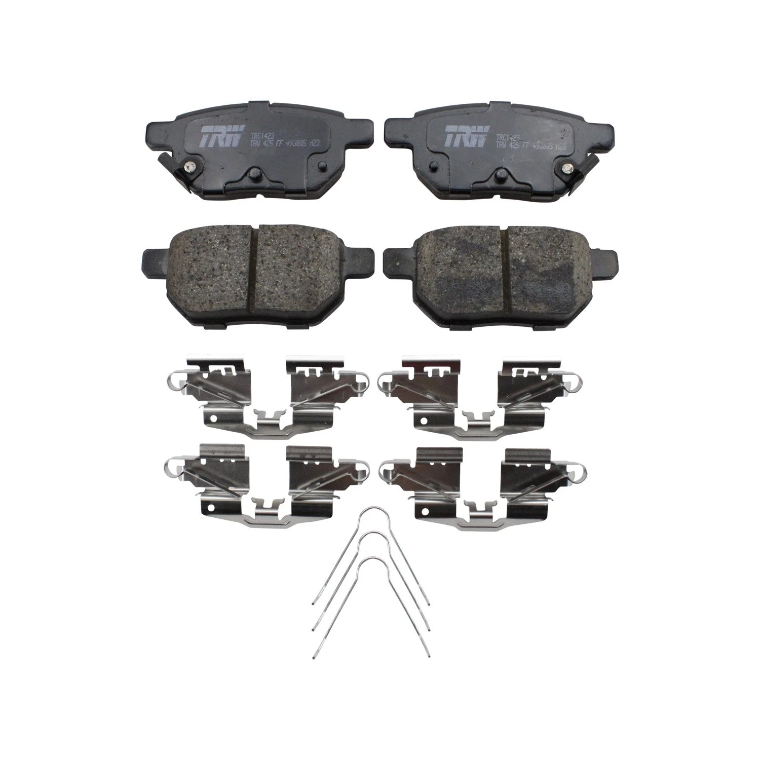 DuraGo Rear Rotors & TRW Pro Ceramic Disc Brake Pads Kit for CT200h Prius (2011–2017)