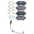 Hella Rear Low-Met Disc Brake Pad w/Sensor for Audi A4 Allroad A4 Quattro A5 Quattro