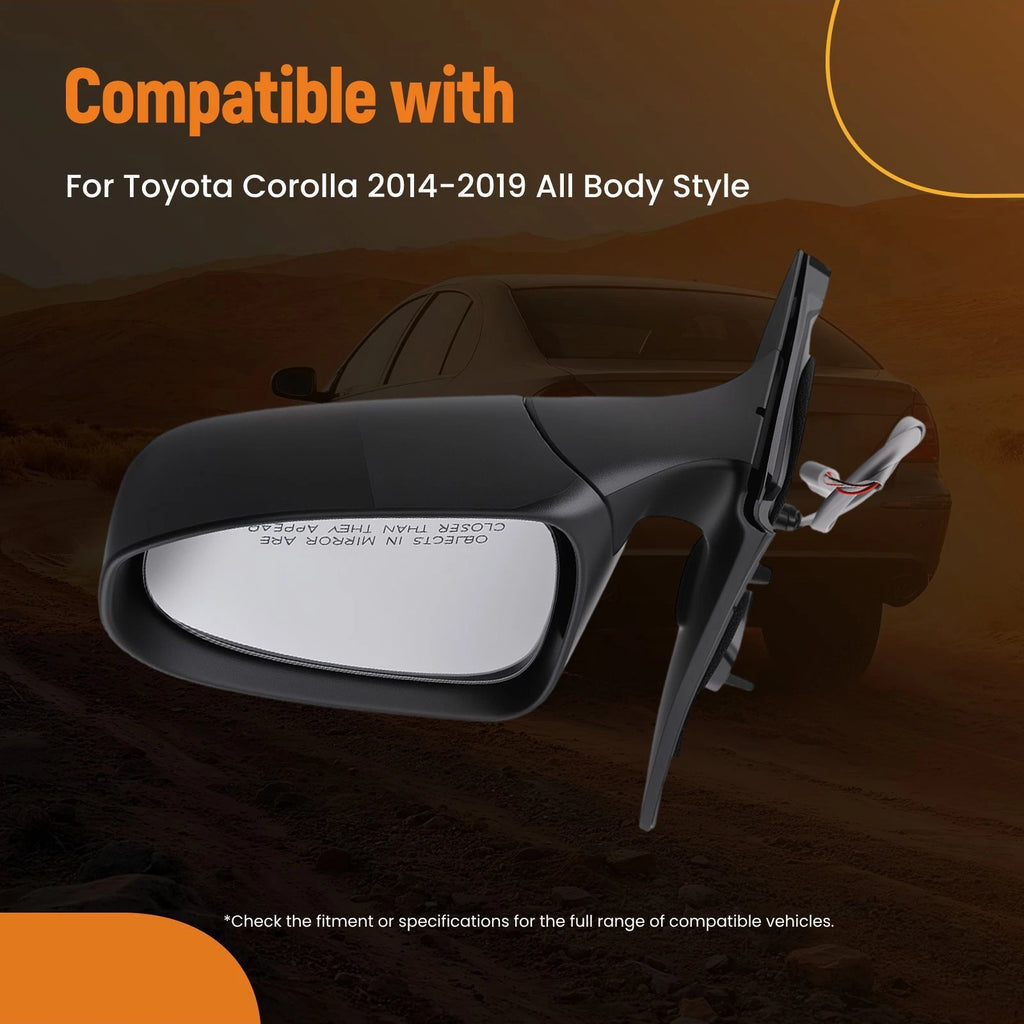 Power Adjust Side Mirror for Toyota Corolla 2.0L (2017–2019)