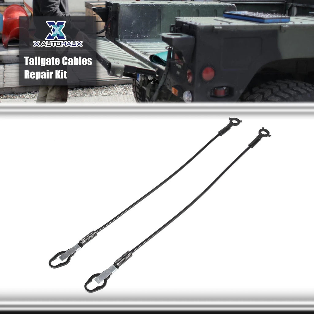 Pair Rear Tailgate Cables for Ford F250 F350 F450 F550 (2003–2012)