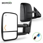 Pair Side Towing Mirror for Chevy GMC (2003–2007) Power Heated LED Signal