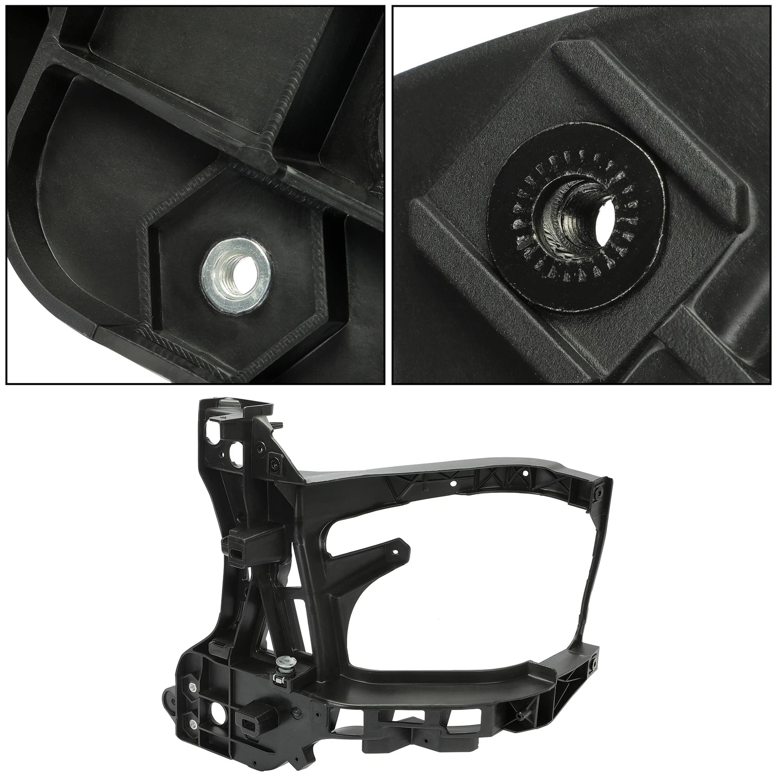 Left Radiator Support for Ram 1500 2500 3500 (2013–2018) Black