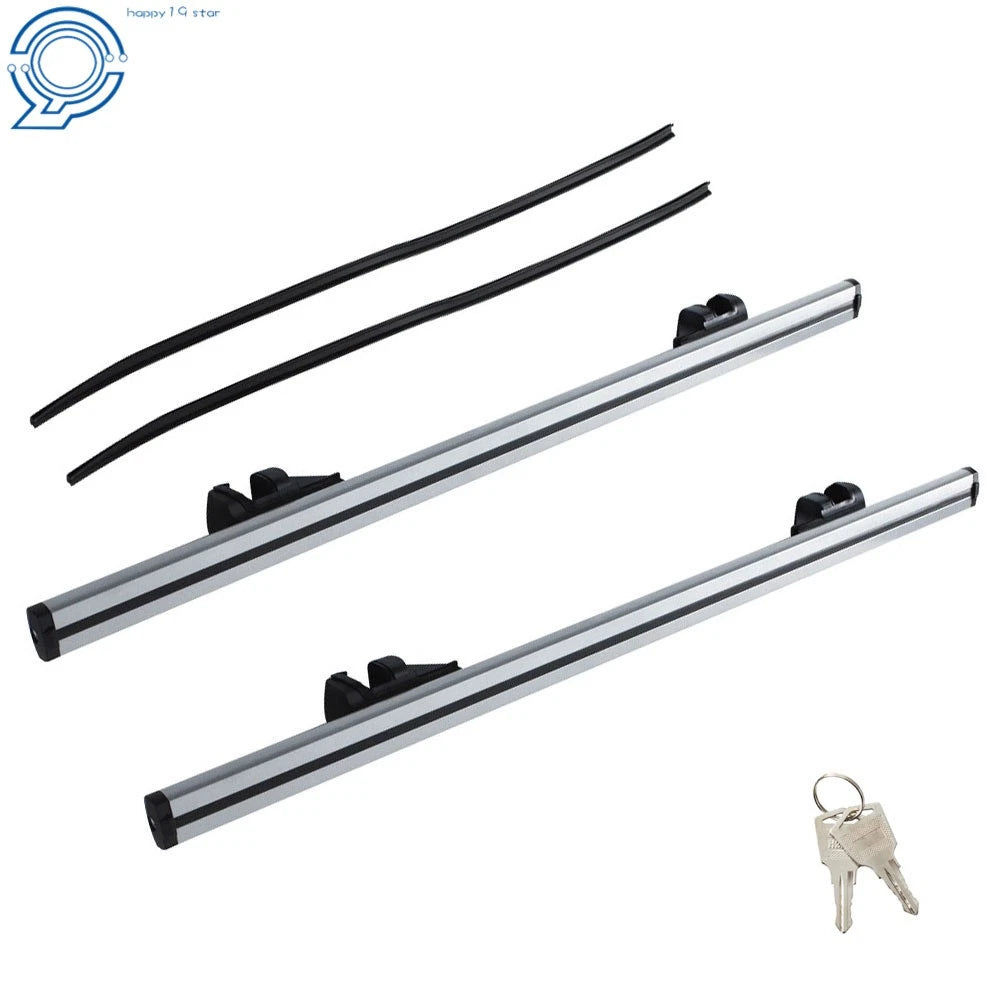 Set of 2 Adjustable Aluminum Roof Rack Cross Bars for Universal Fit (2010–2023)