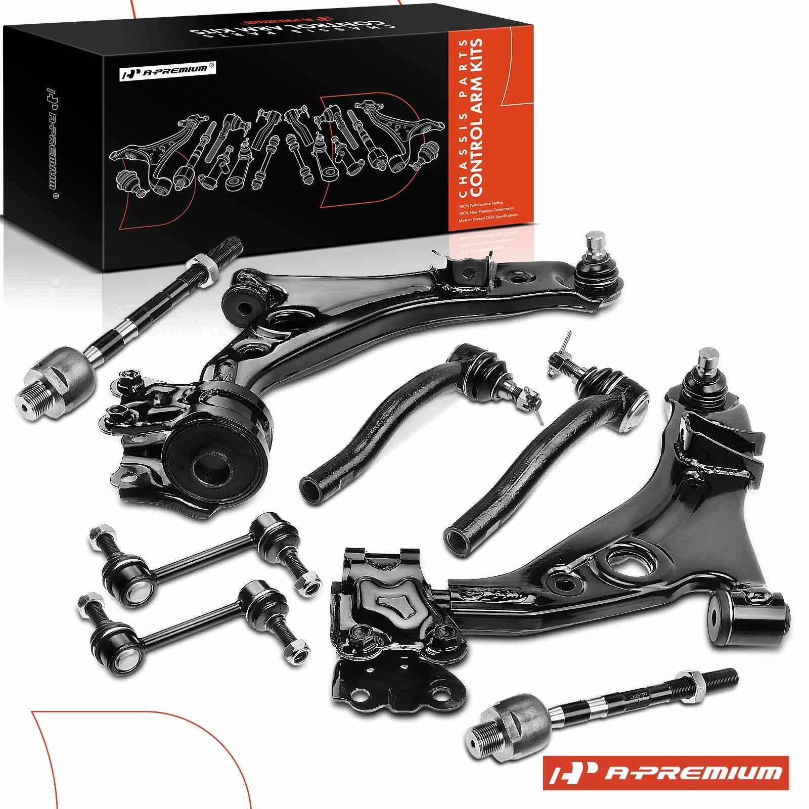 Set of 8 Front Control Arms with Ball Joints for Ford Edge (2007–2014)