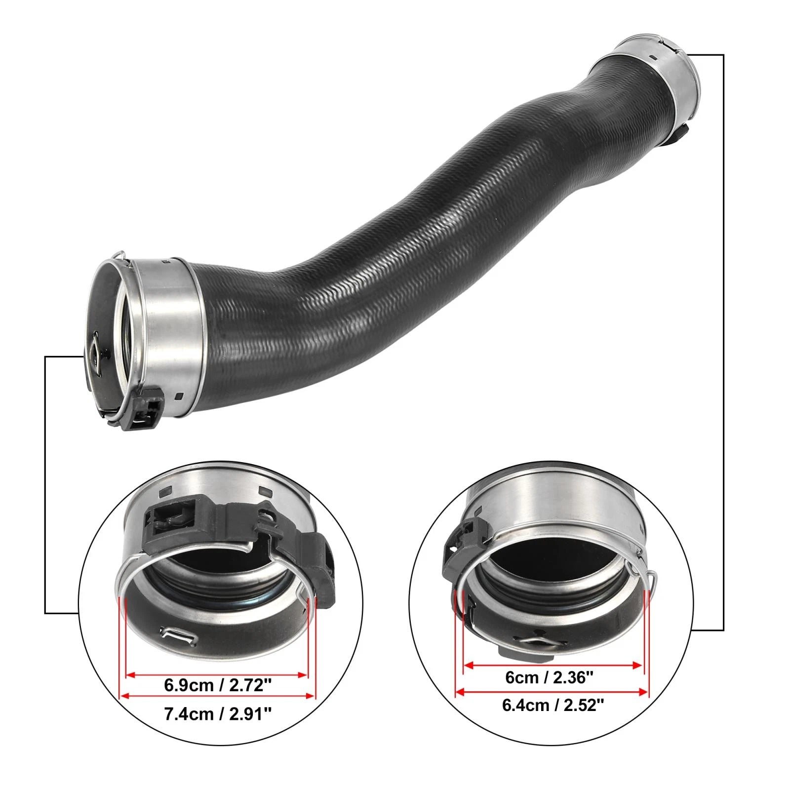 Turbo Intercooler Pipe Hose 13717597591 for BMW 328i 320i XDrive 228i (2012–2019)