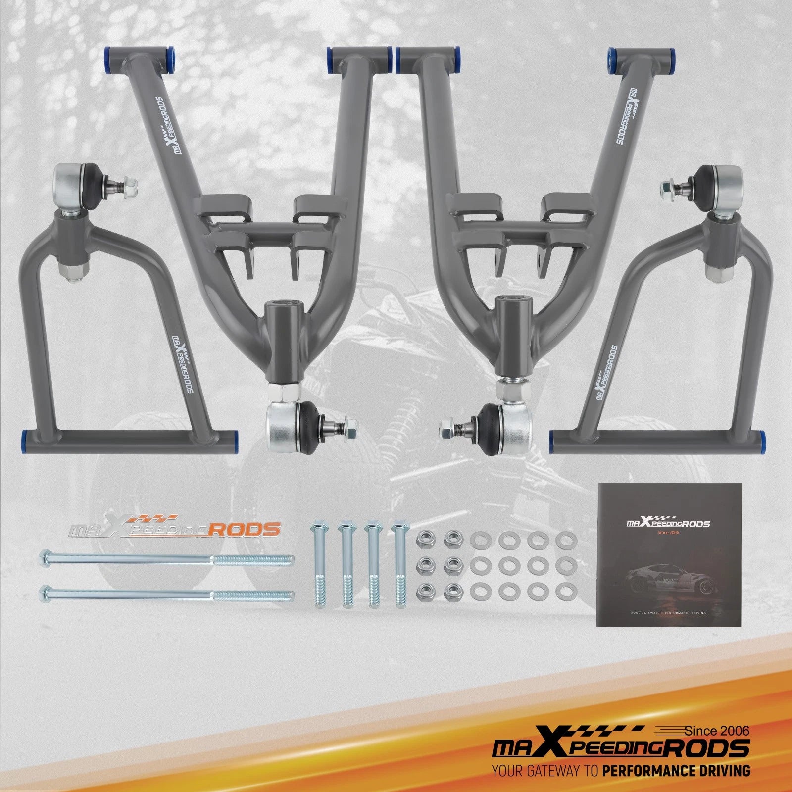 Front Lower Upper A-Arms for Yamaha YFZ450 YFZ450V (2004–2013)