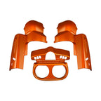 Instrument Housing for Harley Road Glide (2015–2023) Scorched Orange/Black Denim