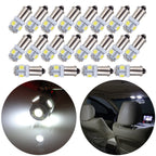 20PCS LED White Light Bulbs for Cars (12V)