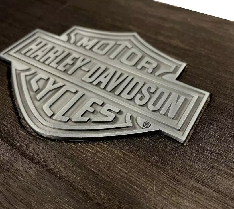 Whiskey Glass Gift Set with Bar & Shield Logo for Harley-Davidson