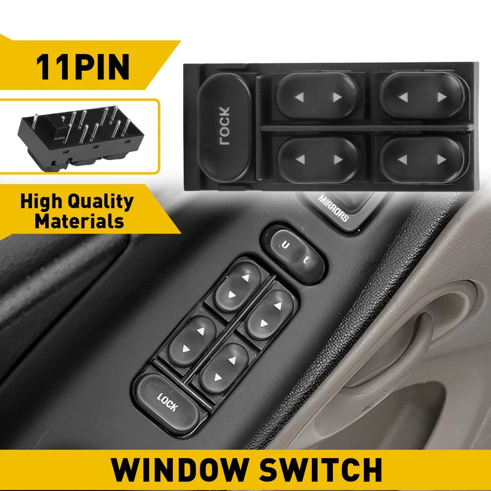 Master Power Window Control Switch for Ford Mustang Convertible (1994–2004)