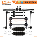 Set of 10 Rack and Pinion Bellow Tie Rods for Hyundai Elantra (2011–2016)