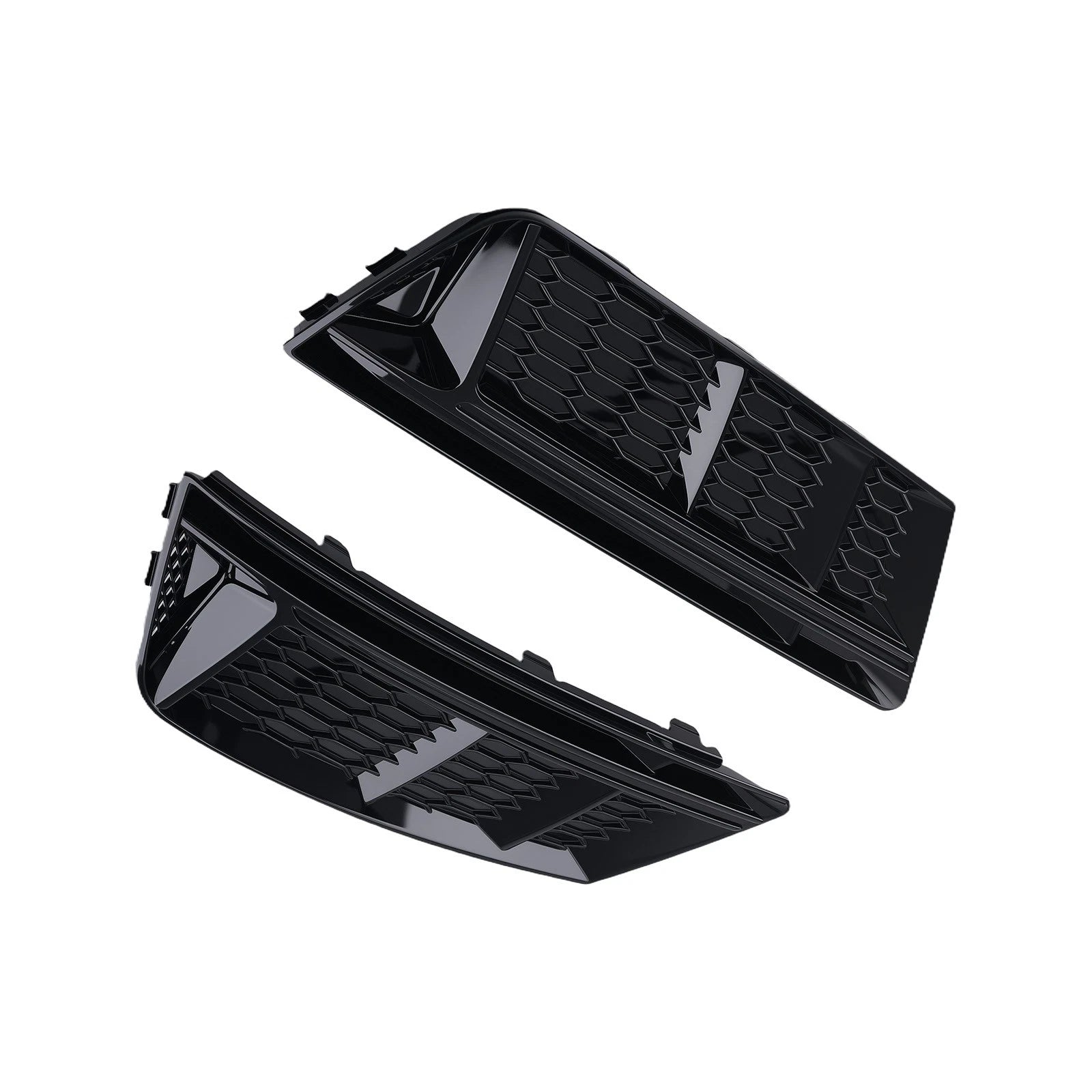 2X Fog Light Grille Bumper Cover for Audi A4 B9 (2016–2018) 8WD807682