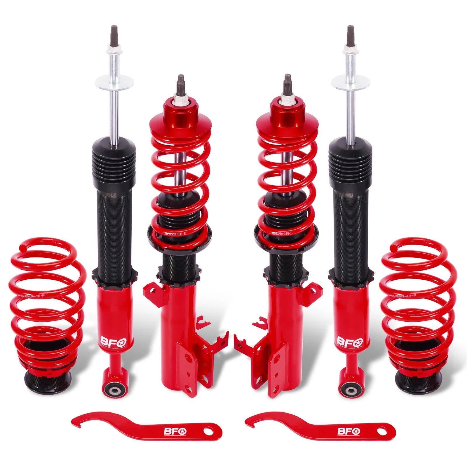 Coilovers Lowering Shocks Kit for Honda Fit GE (2009–2014) Adjustable Height