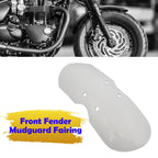 Front Fender Mudguard for Triumph Bonneville T100 Scrambler Thruxton (2001–2016) White T9